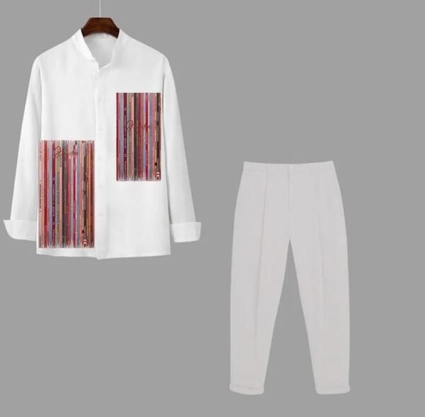Couture set with white pant