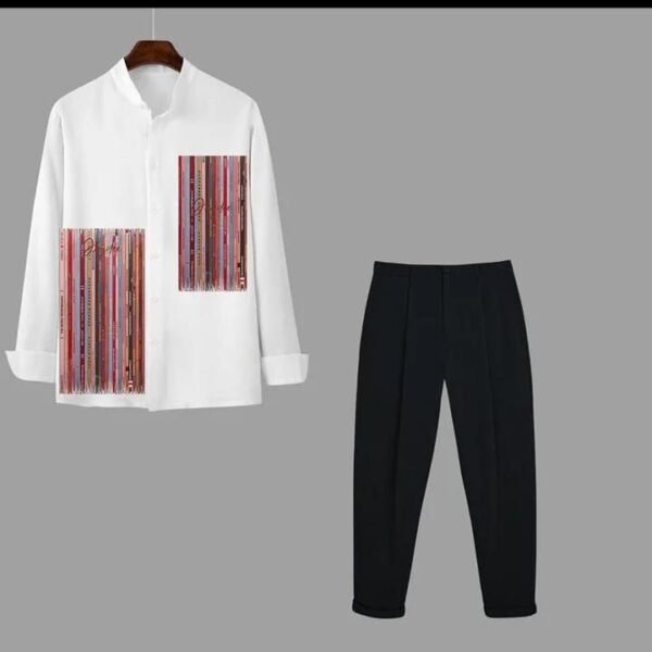 Couture set with black pant